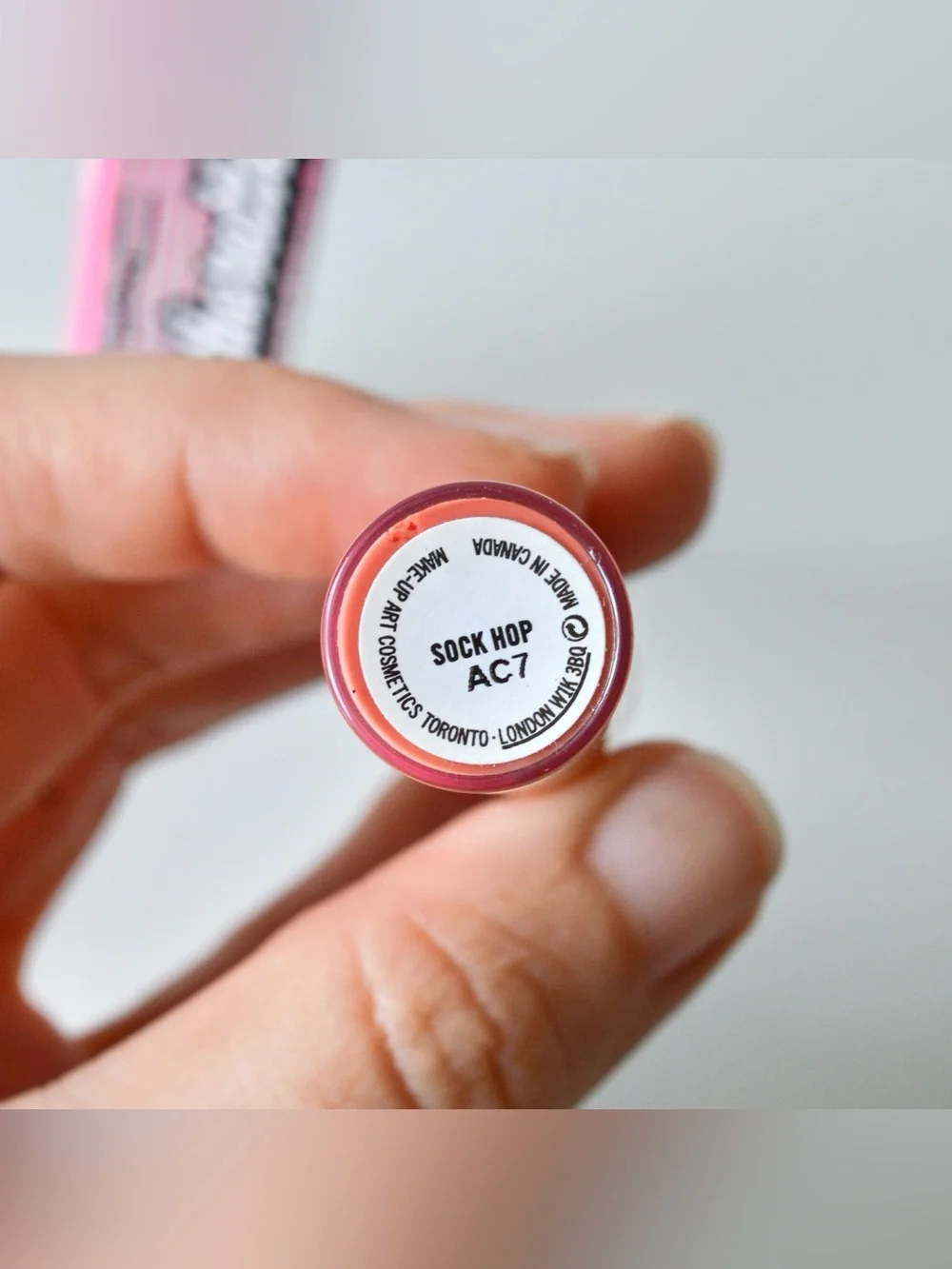 MAC Cosmetics Lipglass Heatherette Collection *SOCK HOP* Coral Peach BNIB